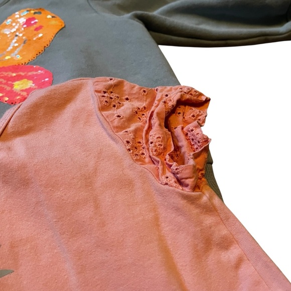 Girls 4T Clothing Bundle Old Navy, H&M, Pekkle Tops Hoodie Butterfly Fruit - Picture 10 of 12